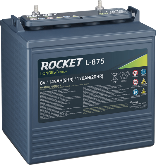 Rocket L-875 8v 170Ah | GC8