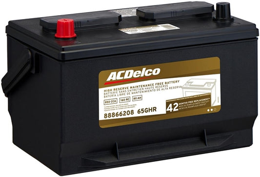 ACDELCO 65GHR CCA 850