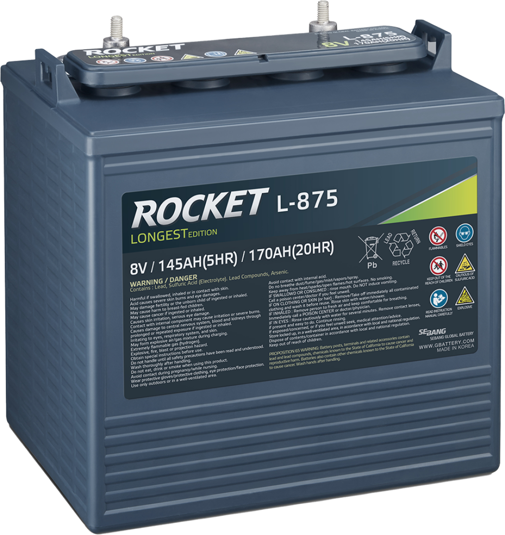 Rocket L-875 8v 170Ah | GC8